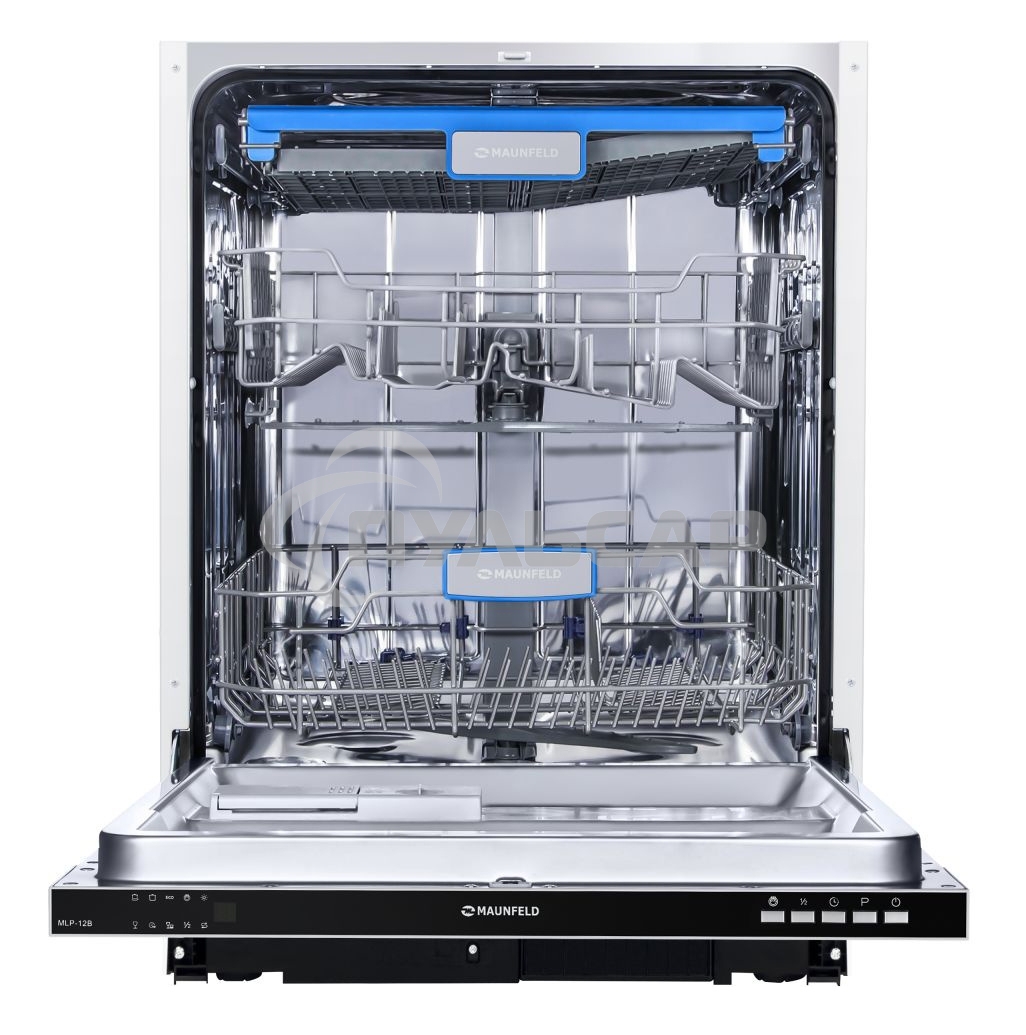 Встраиваемая посудомоечная машина Maunfeld MLP-12B, черный, 59.8 см, 14 компл., 47 дБ, класс A++