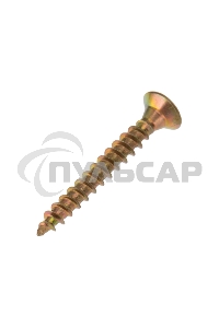 Саморез универсальный KRANZ 3х25, желтый цинк, короб (200 шт./уп.)