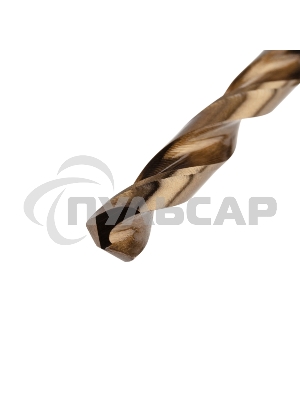 Сверло по металлу KRANZ Кобальт 12 мм, сталь HSS-Co 5 % M35 P6M5K5 DIN 338