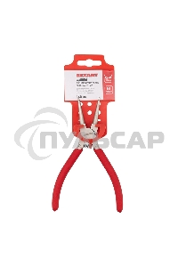 Щипцы для стопорных колец Rexant загнутый сжим 160 мм, обливные рукоятки