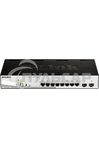 Коммутатор D-Link DGS-1210-10P/F3A 8G управляемый