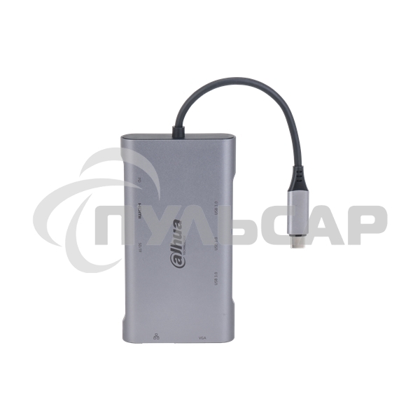 Док станция DAHUA 9 in 1 USB 3.1 Type-C to USB 3.0 + HDMI + RJ45 + VGA + SD/TF +PD Docking Station