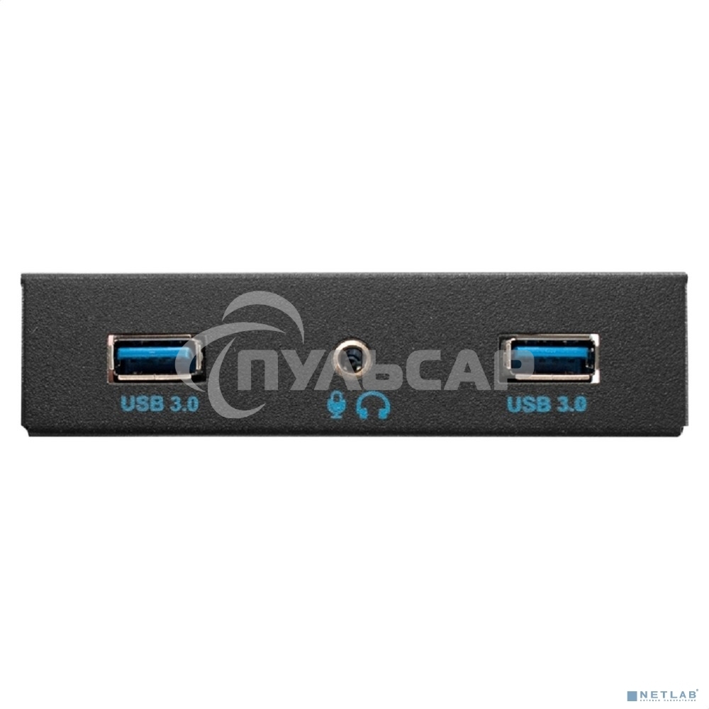 Планка USB на переднюю панель ExeGate U3H-627S, 3,5