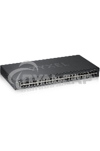 Коммутатор ZYXEL GS1920-48v2 Hybrid Smart switch Zyxel Nebula Flex, 44xGE, 4xCombo (SFP/RJ-45), 2xSFP, Standalone / cloud management