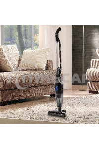 Пылесос вертикальный Endever VC-286 серый, питание от сети, 100 Вт, уборка сухая, пылесборник 1.9 л