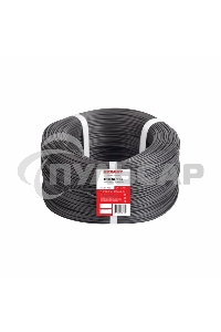 Провод ПГВА Rexant 1х1.00 мм², Cu, черный, бухта 200 м