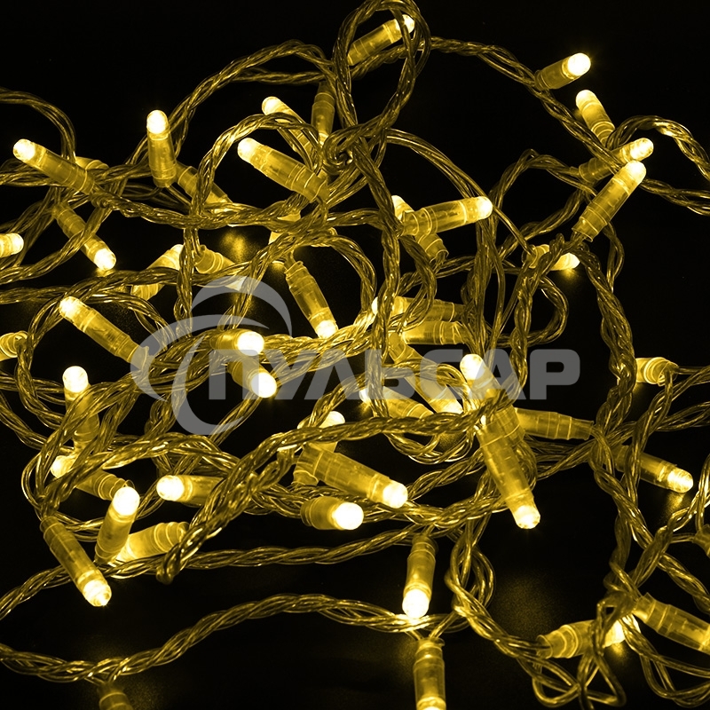 Гирлянда Neon-night Нить 10м, постоянное свечение, прозрачный ПВХ, 230В, желтый