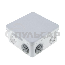 Коробка распределительная КМР-030-031 с крышкой наружная (85х85х40) 8 мембр. вводов IP55 EKF