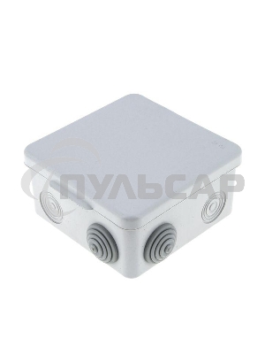 Коробка распределительная КМР-030-031 с крышкой наружная (85х85х40) 8 мембр. вводов IP55 EKF