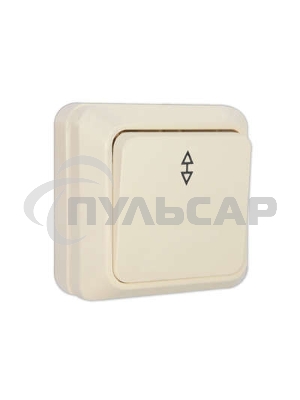 Выключатель проходной 1-кл. ОП Олимп 10А IP20 беж. Universal Б-О0025