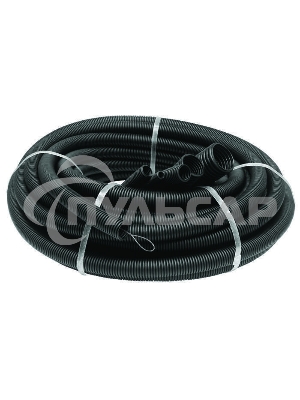 Труба гофрированная ПНД d20мм с протяжкой черный (100м) Ruvinil 22001