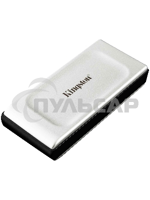 Внешний SSD Kingston XS2000, 2TB, USB 3.2 Gen 2x2 Type-C, R/W 2000/2000, серебристый