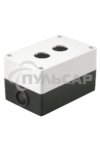 Корпус КП102 Iek BKP10-2-K01 для кнопок 2места белый
