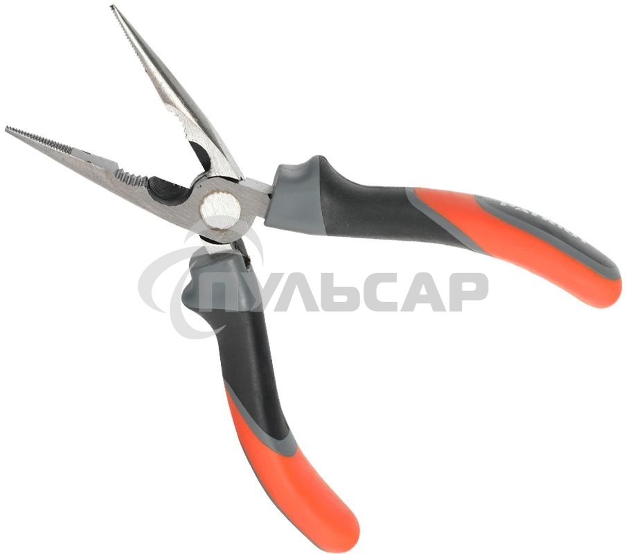 Длинногубцы PATRIOT LNP-160N, трехкомпонентная рукоятка, 160мм