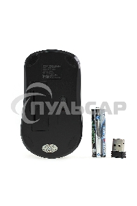 Мышь беспроводная Crown CMM-932W черный, 1000 dpi, радиоканал, USB, кнопки - 3