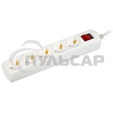 Удлинитель 5х3м с заземл. 10А 250В У05В GENERICA 2P+PE 3х1кв.мм IEK WYP10-10-05-03-ZK-G