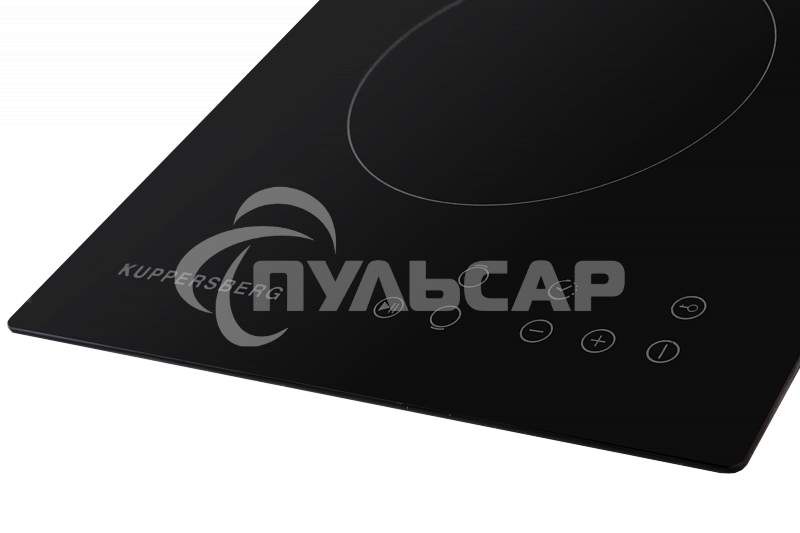 Электрическая варочная панель Kuppersberg ECO 301 / ширина 30 см, 2 зоны ускоренного нагрева HI-Light, сенсорное управление, 3 цифровых дисплея, 9 уровней мощности, таймер, автоматика закипания, автоотключение, защита от детей, индикаторы остаточного тепл