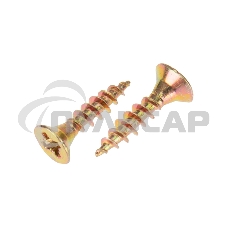 Саморез универсальный KRANZ 3.5х16, желтый цинк, короб (200 шт./уп.)