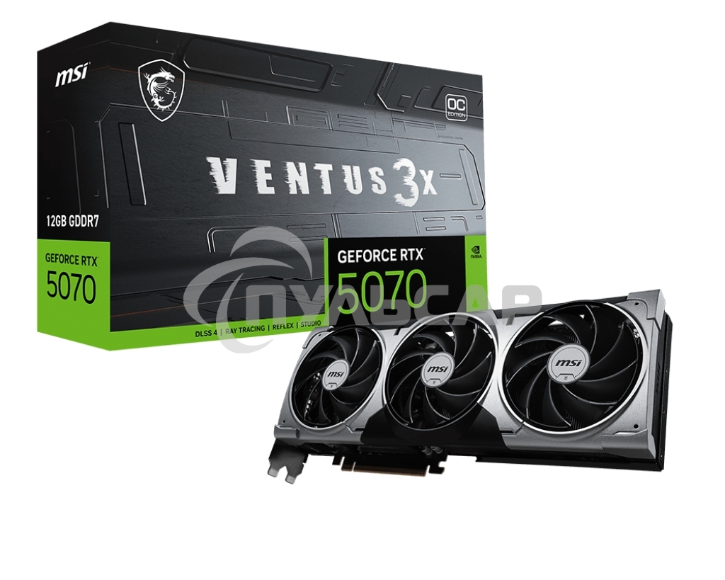Видеокарта MSI GeForce RTX 5070 12G VENTUS 3X OC