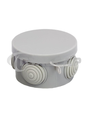 Коробка распаячная КМР-040-038 наружная с крышкой 65х40 АБС 4 мембранных ввода IP54 EKF plc-kmr-040-038