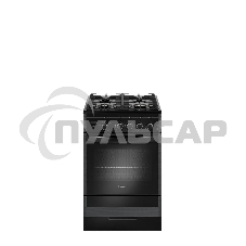 Плита газовая Gefest ПГ 5500-03 0044 черный, конфорок 4 шт, духовка 52 л, 50 см x 85 см x 58.5 см
