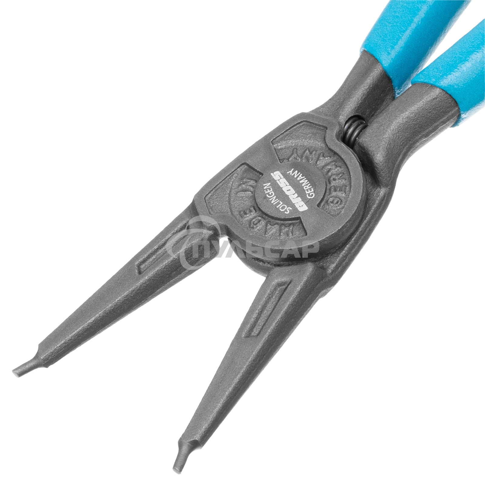 Съемник, 175 мм, для внешних стопорных колец (19-60 мм), прямые губки (разжим)Gross