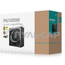 Блок питания Deepcool / GamerStorm PN1000M, 1000Вт, 80 PLUS Gold, 135мм, модульный, черный