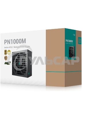Блок питания Deepcool / GamerStorm PN1000M, 1000Вт, 80 PLUS Gold, 135мм, модульный, черный