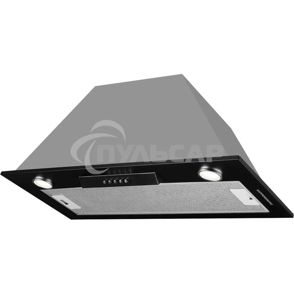 Вытяжка встраиваемая Kuppersberg Inlinea 70 BX черный/нержавеющая сталь, 70 см, 1300 куб. м/ч, 41 дБ