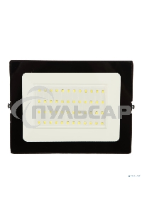 Прожектор светодиодный ULTRAFLASH 12317 LFL-5001 C02 черный LED SMD 50Вт 230В 6500К