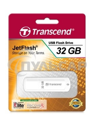 Флешка USB Transcend 32 Gb Jetflash 370 TS32GJF370 USB 2.0 белый