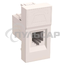 Розетка телефонная RJ-11 Iek (CKK-40D-RT1-K01) РКФ-10-00-П кат.3 (на 1 модуль) ПРАЙМЕР белая