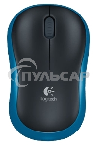 Мышь беспроводная Logitech M185 синий, 1000 dpi, радиоканал, USB, кнопки - 3
