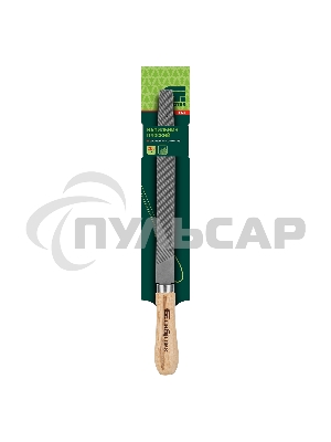 Напильник СИБРТЕХ,200 мм,плоский,деревянная ручка16226