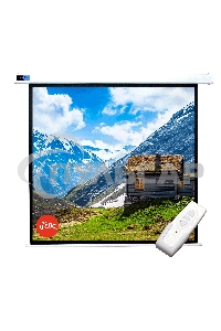 Экран 250x250см Motoscreen 1:1 настенно-потолочный рулонный (моторизованный) 139' фибергласс