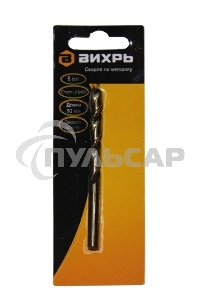 Сверло по металлу 6 мм, P6M5 (1 шт. в блистере)