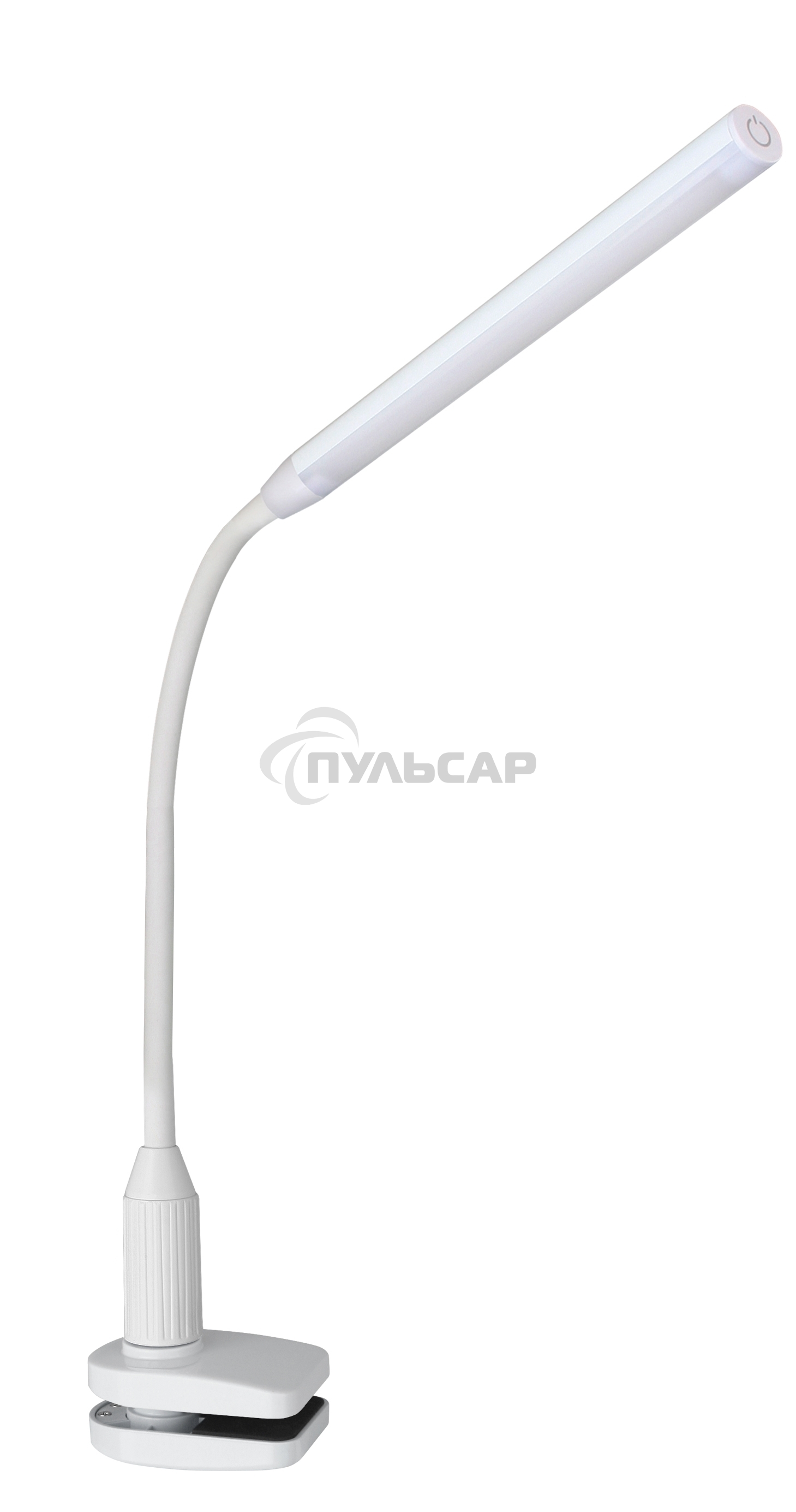 Лампа настольная Camelion KD-793 C01 белый LED 6Вт зажим-струбцина 230В сенс. вкл-е 4 ур.ярк 4000К