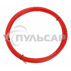 Протяжка кабельная (мини УЗК в бухте), стеклопруток, d=3,5мм, 20м КРАСНАЯ