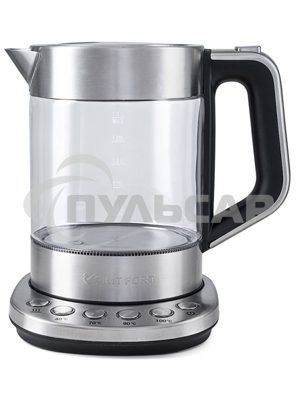 Чайник электрический Kitfort КТ-616 стекло