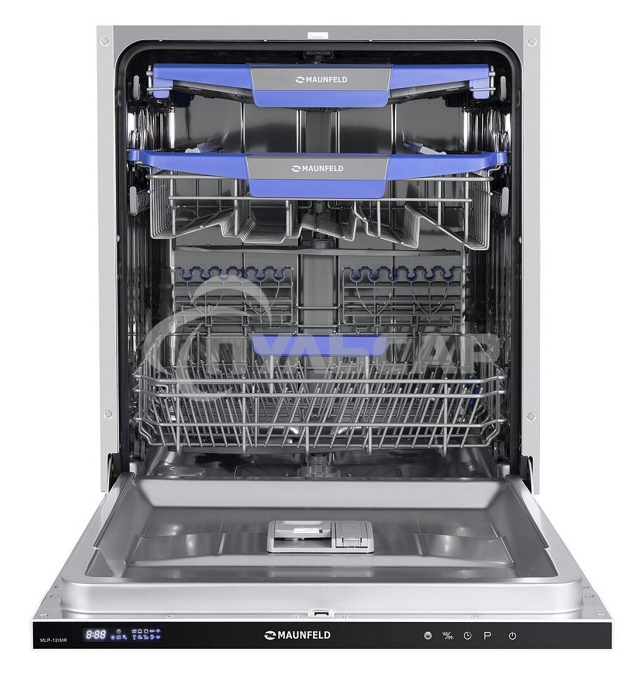 Встраиваемая посудомоечная машина Maunfeld MLP-12IMR, черный, 59.8 см, 14 компл., 44 дБ, класс A++