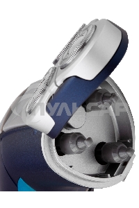 Электробритва роторная Starwind SSH 1525 реж.эл.:3 питан.:аккум. голубой/черный