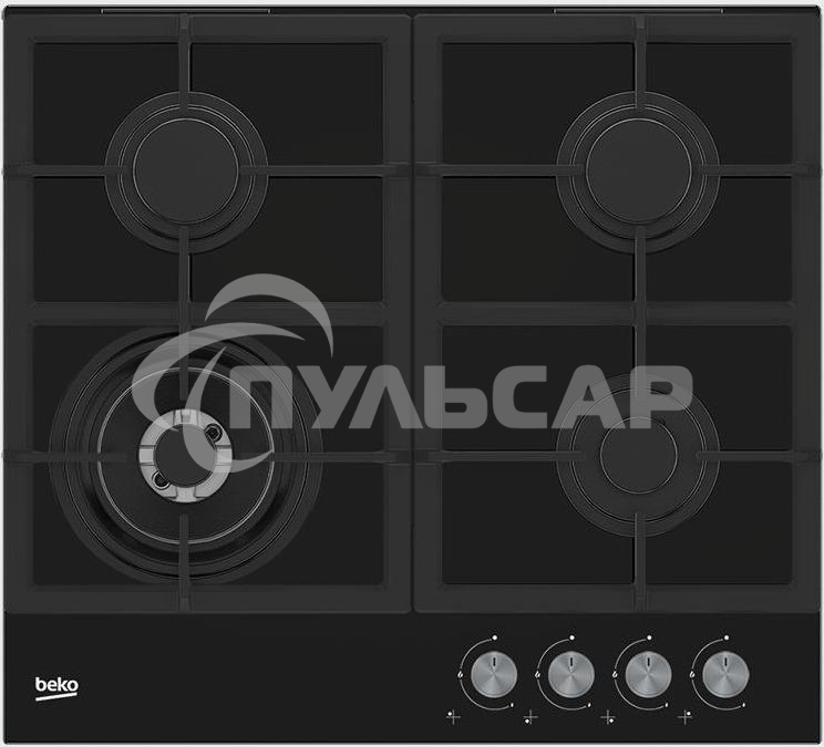 Газовая варочная панель Beko HILW 64225 S, черный