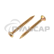 Саморез универсальный KRANZ 4х35, желтый цинк, упаковка поставщика ( 12 000 шт. )