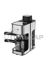 Кофеварка рожковая BQ CM4000 cтальной-черный, исп. кофе - молотый, 0.24 л, 800 Вт, 4 бар