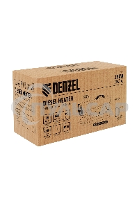 Дизельная тепловая пушка Denzel DHG-25i, 25 кВт, 600 м3/ч, прямой нагрев, термостат