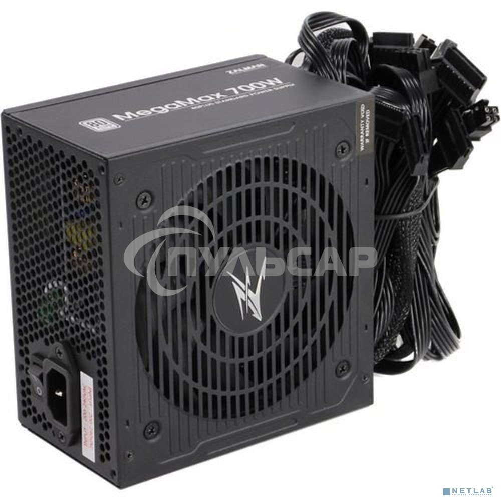 Блок питания Zalman ZM700-TXII V1/V2 RTL, 700Вт, 80 PLUS, 120мм, черный