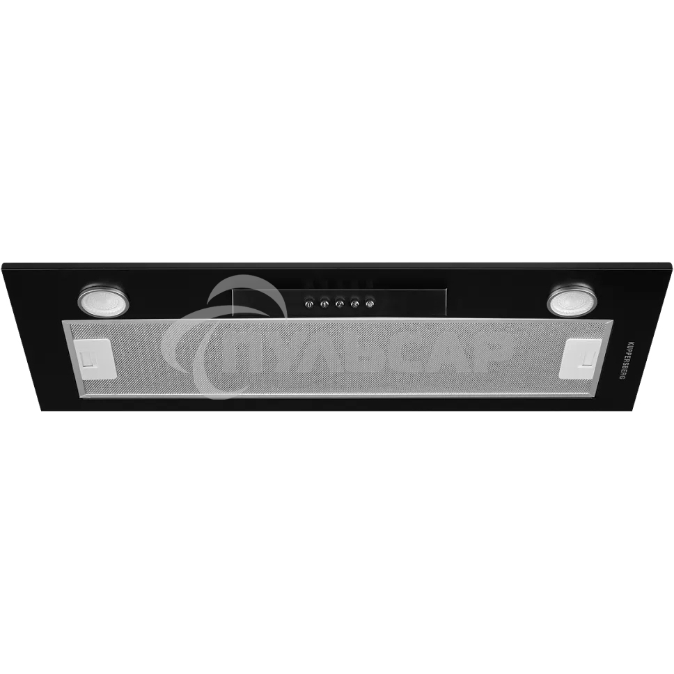 Вытяжка встраиваемая Kuppersberg Inlinea 70 BX черный/нержавеющая сталь, 70 см, 1300 куб. м/ч, 41 дБ
