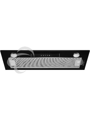 Вытяжка встраиваемая Kuppersberg Inlinea 70 BX черный/нержавеющая сталь, 70 см, 1300 куб. м/ч, 41 дБ