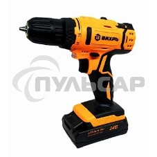 Дрель-шуруповерт Вихрь ДА-24Л-2к 72/14/18, Аккумуляторная, 24В