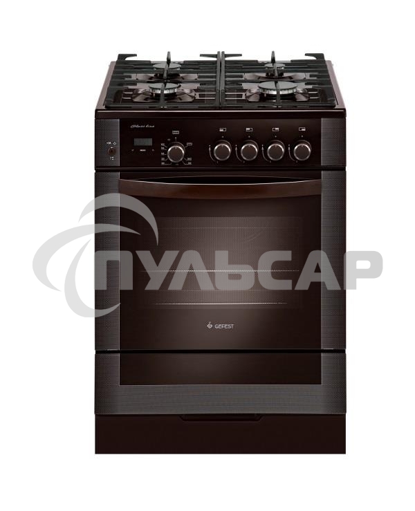 Плита газовая Gefest ПГ 6500-03 0045 коричневый, конфорок 4 шт, духовка 52 л, 60 см x 85 см x 60 см